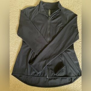 Yogalicious, black, zip up jacket, size large